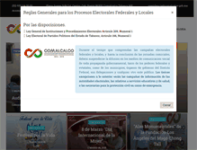 Tablet Screenshot of comalcalco.gob.mx